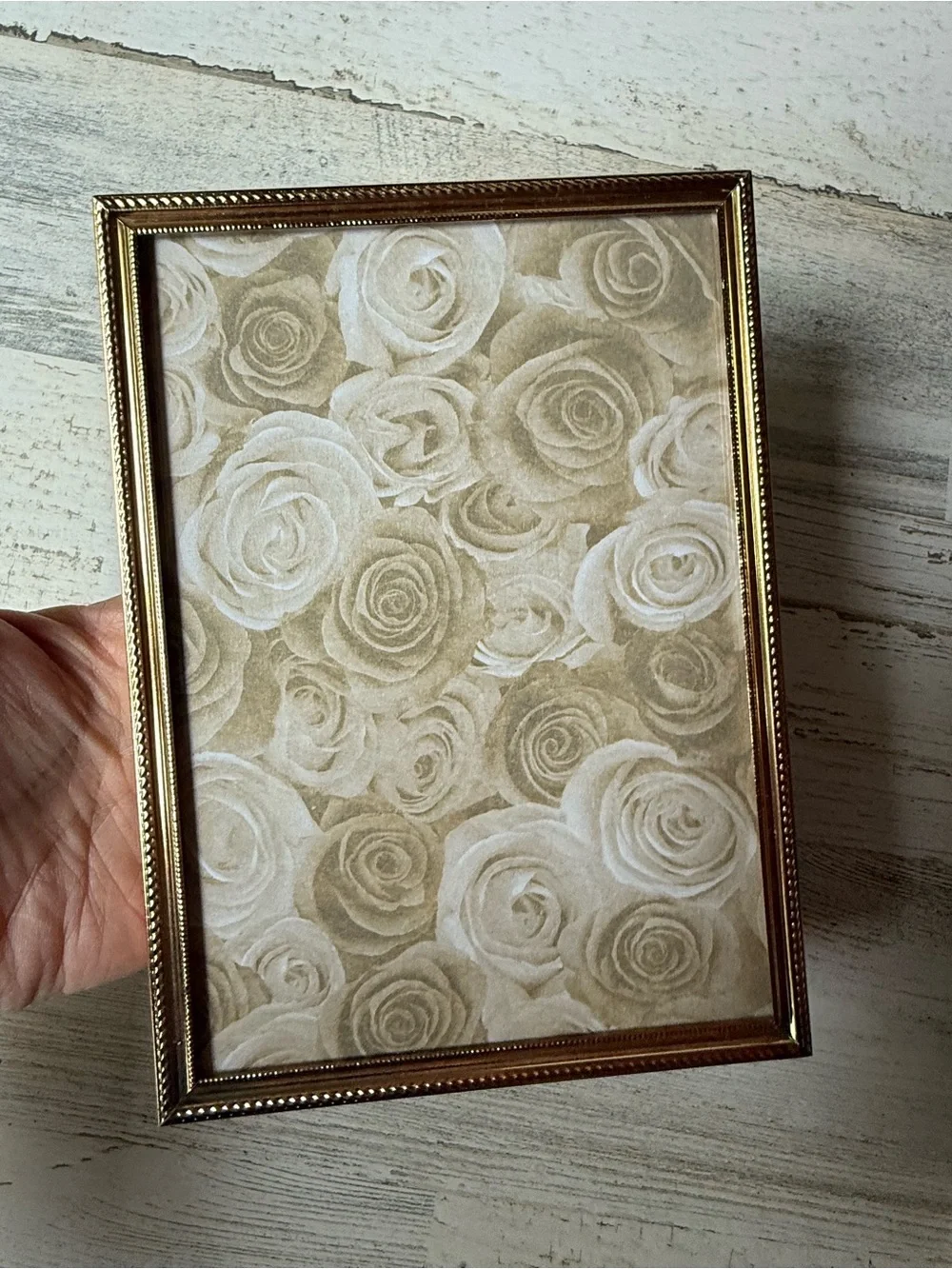 Vintage Mid-Century Brass & Goldtone Metal Picture Frame Bundle (Bundle of 5)